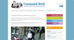 Desktop Screenshot of cramondkirk.org.uk